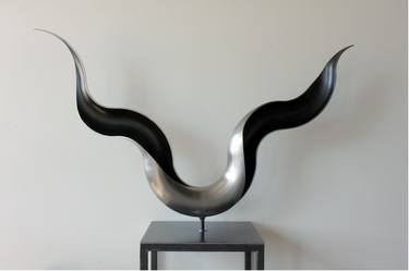 Original Abstract Geometric Sculpture by Karl Geckler