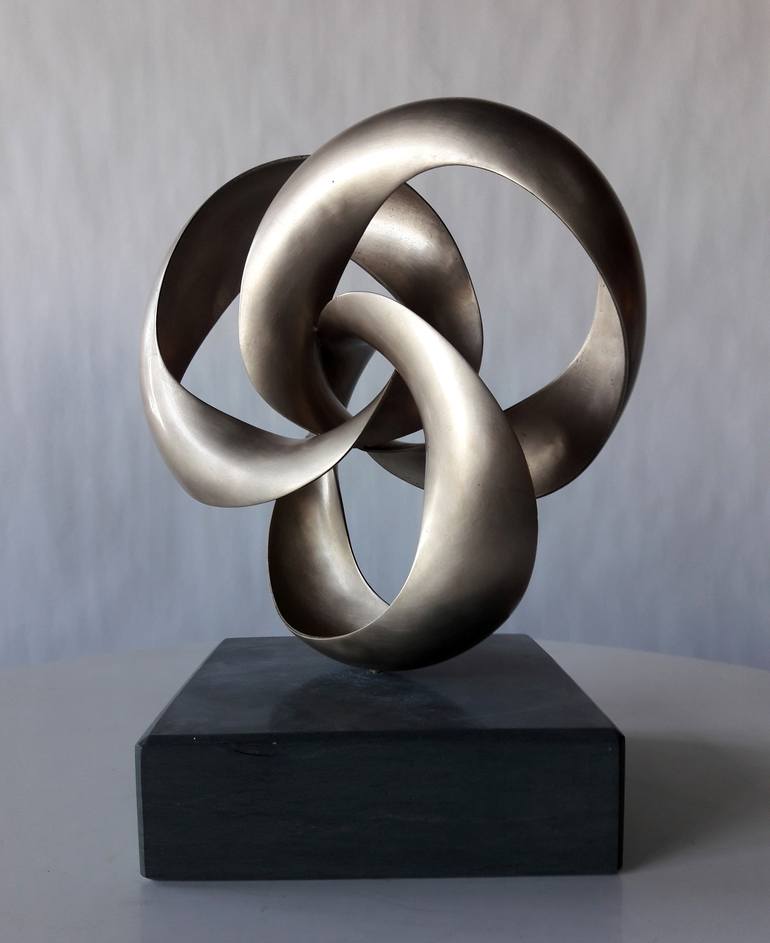 Original Abstract Geometric Sculpture by Karl Geckler