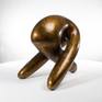 Running Dog with gold patina 3/4 view 1