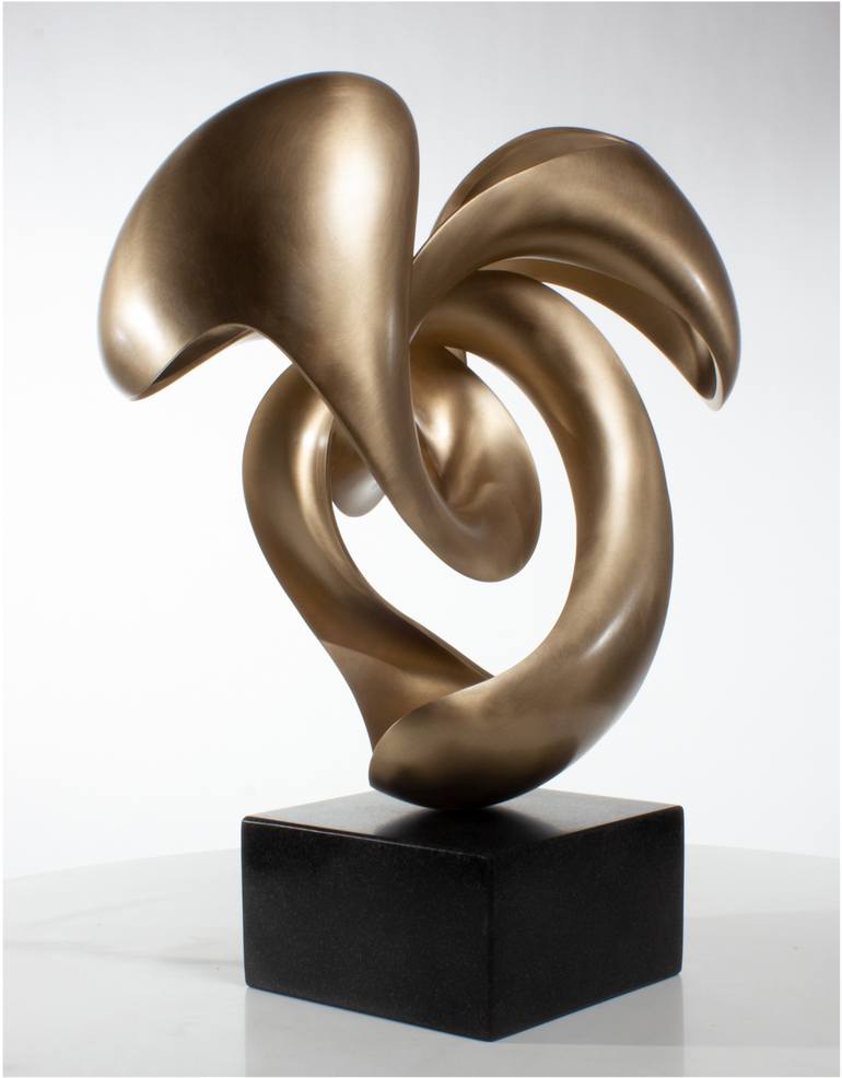 Original Abstract Geometric Sculpture by Karl Geckler