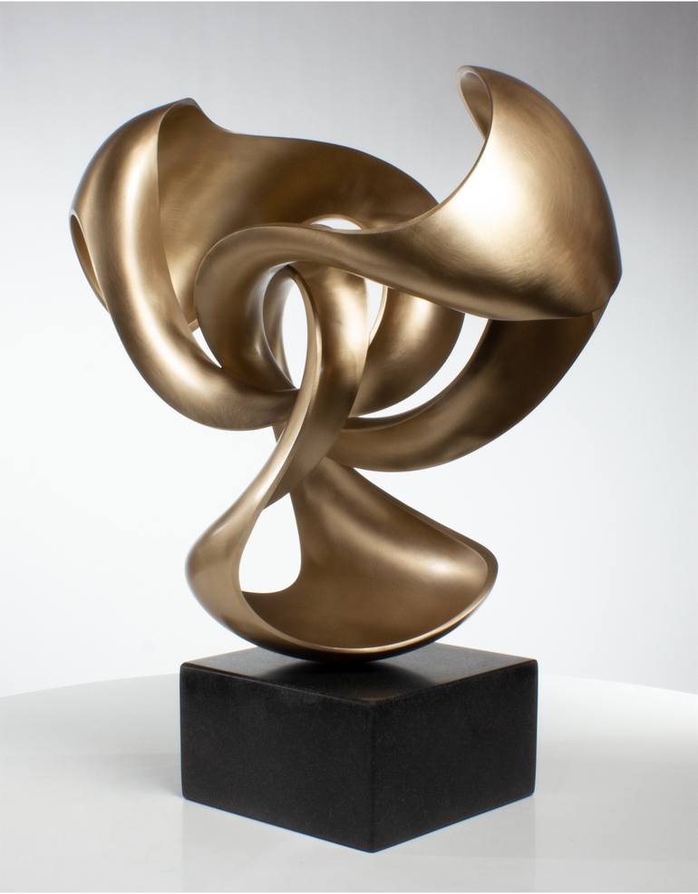 Original Abstract Geometric Sculpture by Karl Geckler