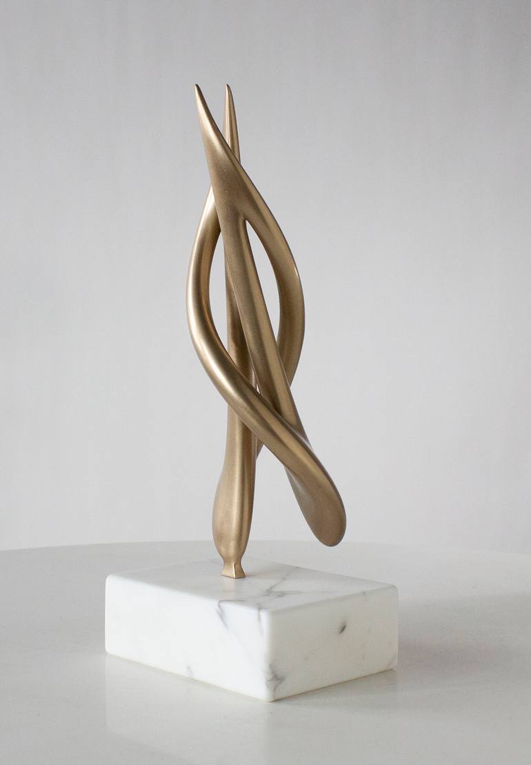 Original Modernism Abstract Sculpture by Karl Geckler