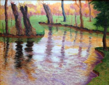 Original Impressionism Landscape Paintings by Dr Joel Goldman