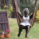 Juanita in a Hammock By Haydeé Arias by gallery milenART
