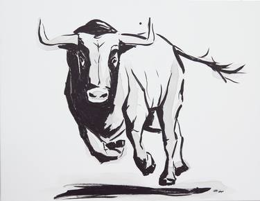Original Illustration Animal Painting by Piotr Gzyl
