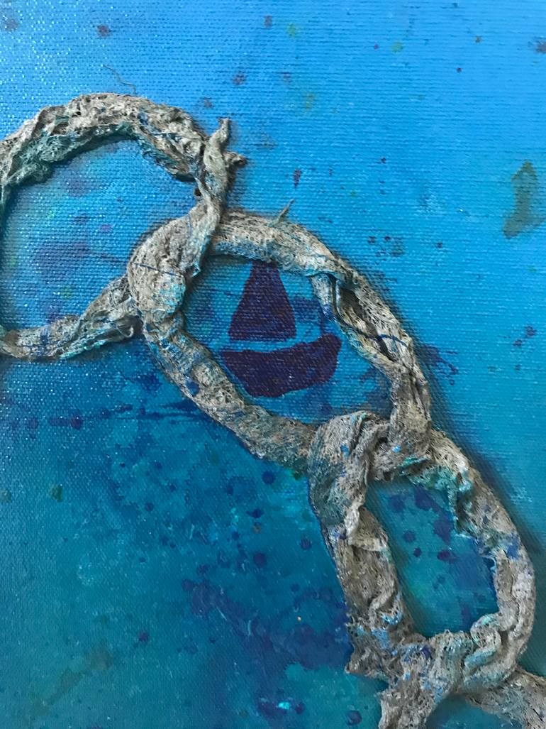 Original Art Deco Abstract Painting by Farnaz Farid