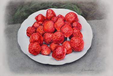 Original Food Drawings by Ekaterina Levchenko