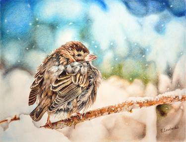 Original Photorealism Animal Drawings by Ekaterina Levchenko