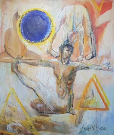 Original Expressionism Sport Painting by Volkova Alisa