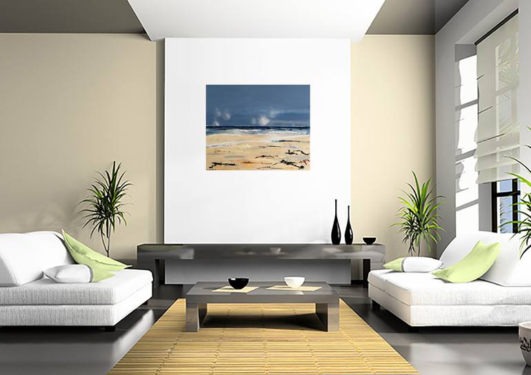 Original Impressionism Seascape Painting by Nineke Havinga