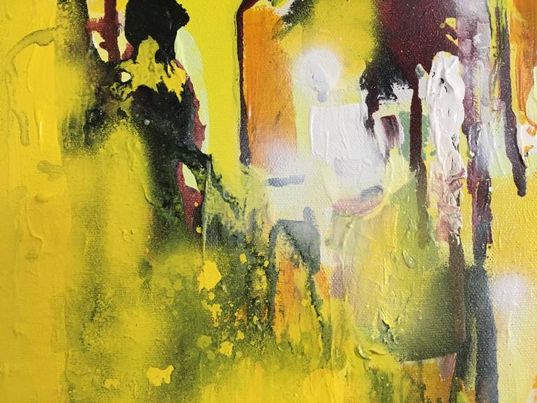 Original Abstract People Painting by Nineke Havinga