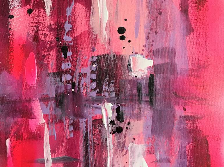 Original Abstract Architecture Painting by Nineke Havinga