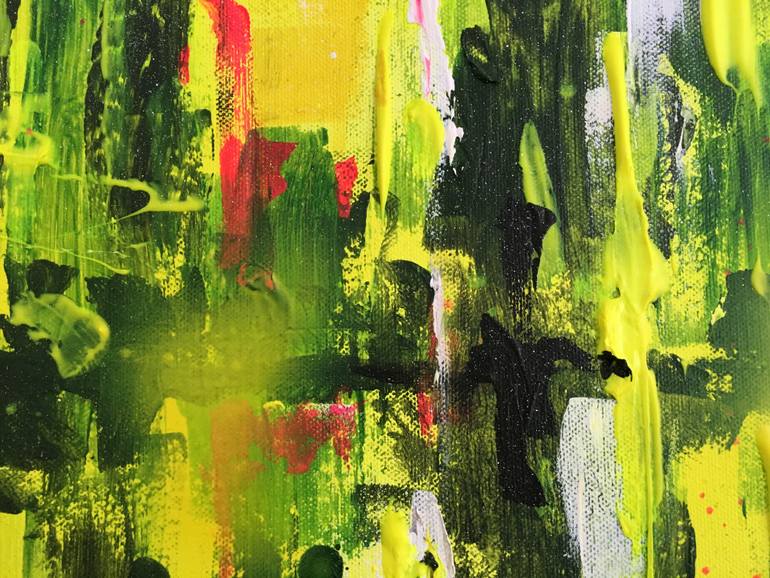 Original Abstract Architecture Painting by Nineke Havinga