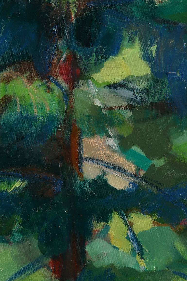 Original Abstract Expressionism Nature Painting by Joanne Evers