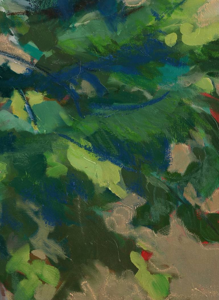 Original Abstract Expressionism Nature Painting by Joanne Evers