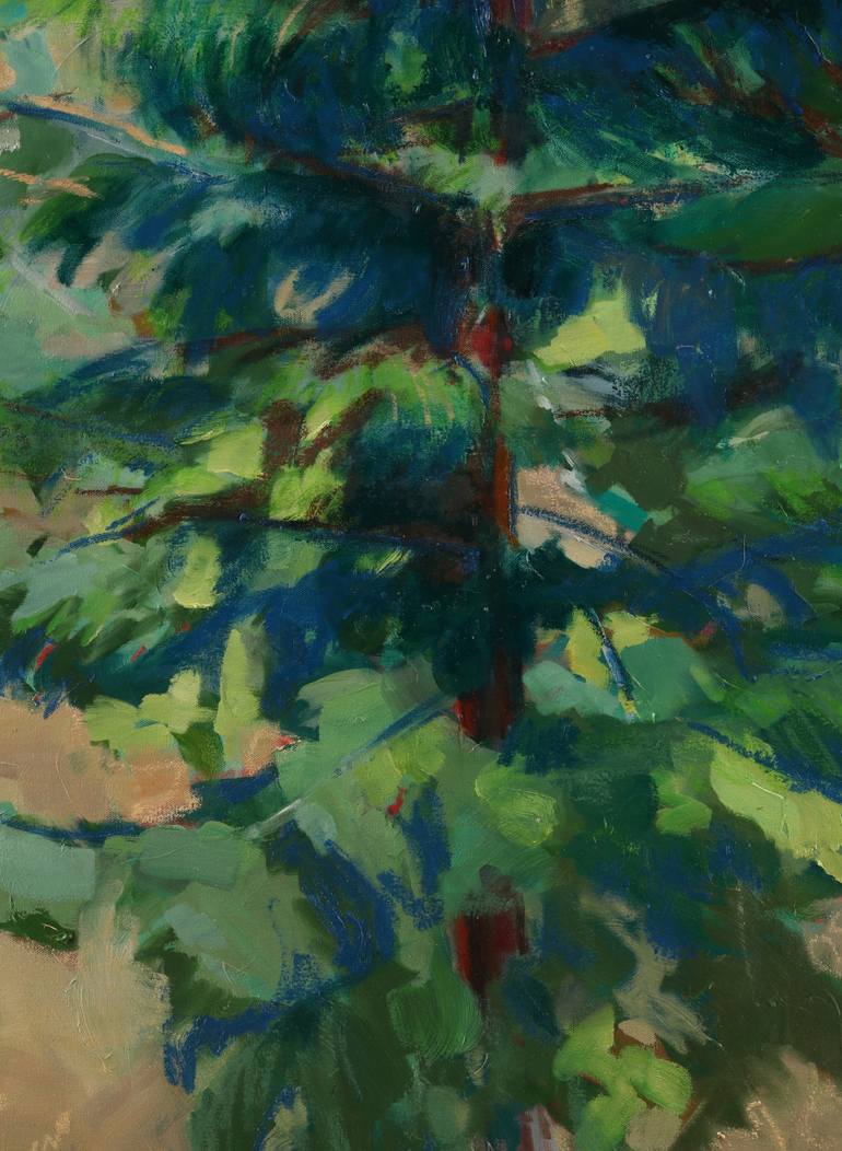 Original Abstract Expressionism Nature Painting by Joanne Evers