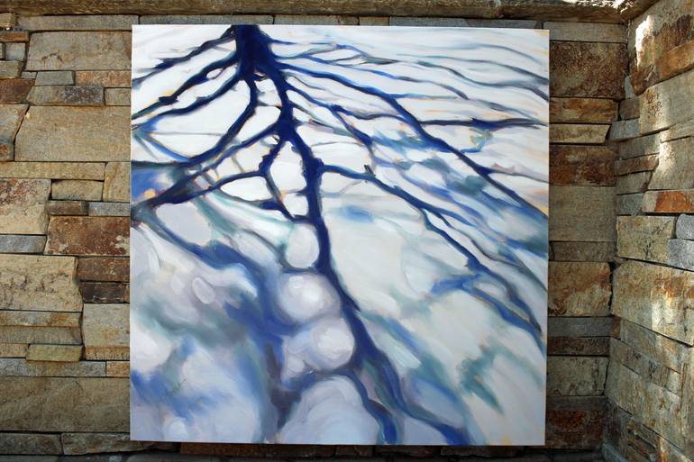 Original Abstract Expressionism Landscape Painting by Joanne Evers