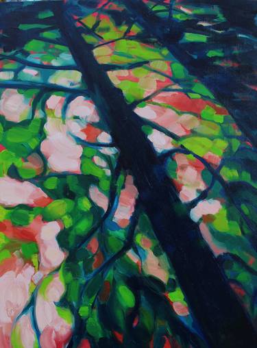 Original Abstract Tree Paintings by Joanne Evers