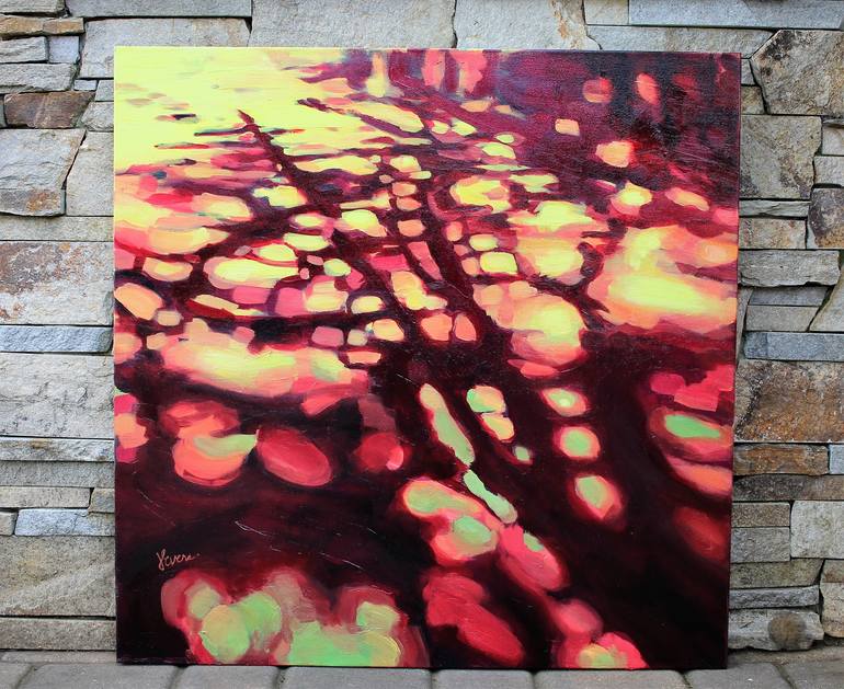 Original Abstract Landscape Painting by Joanne Evers