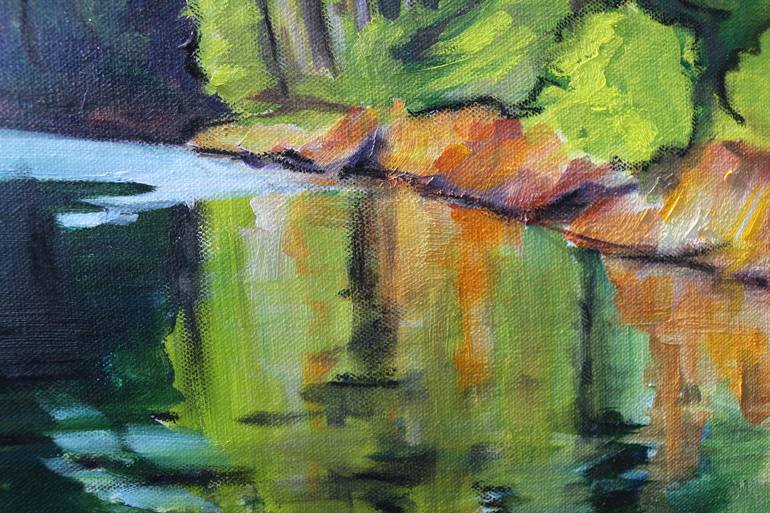 Original Abstract Landscape Painting by Joanne Evers