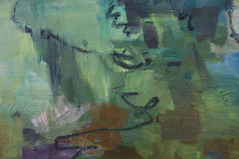 Original Abstract Water Painting by Joanne Evers