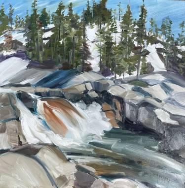 Original Expressionism Landscape Paintings by Joanne Evers