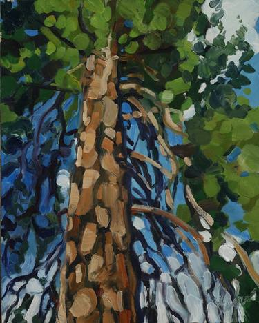 Original Abstract Tree Paintings by Joanne Evers