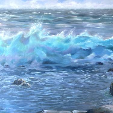 Original Modern Water Paintings by Diane Daigle