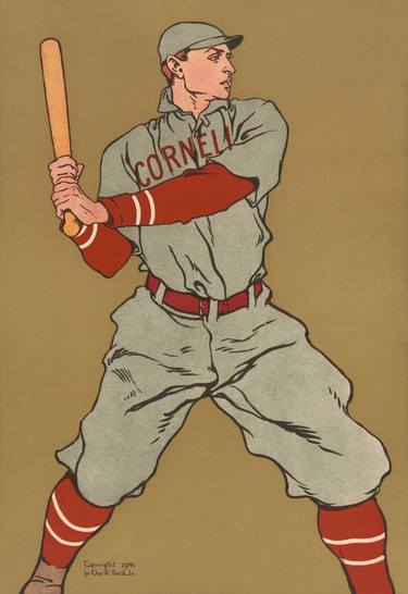 Canvas Reproduction Vintage Baseball Poster thumb