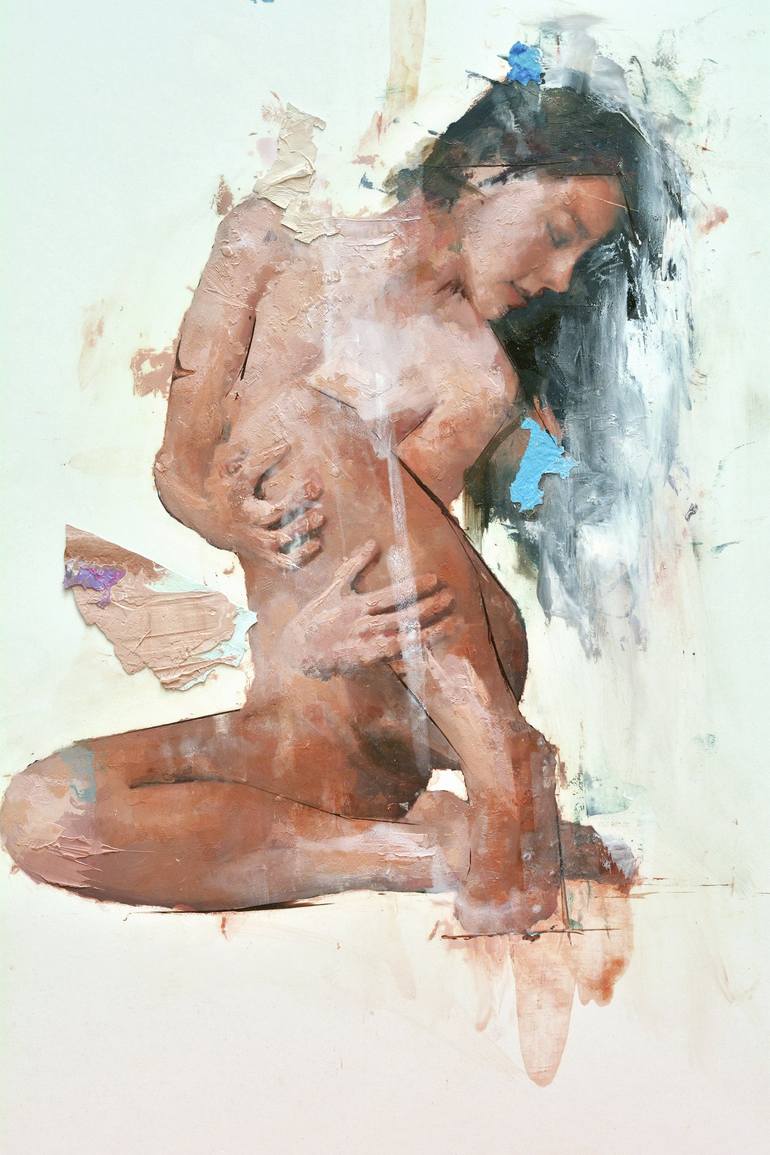 Original Figurative Body Painting by Jesùs Leguizamo