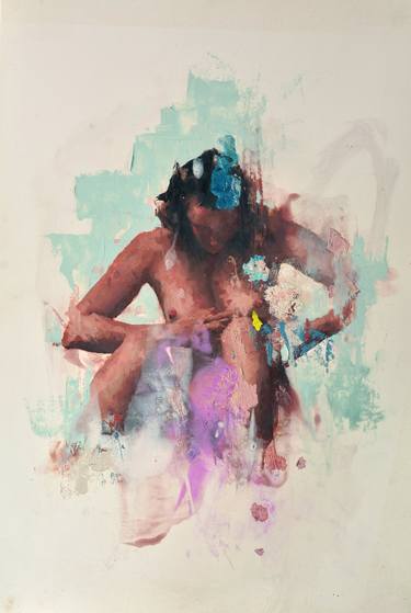 Original Figurative Women Paintings by Jesùs Leguizamo