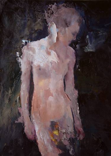 Original Figurative Nude Paintings by Jesùs Leguizamo