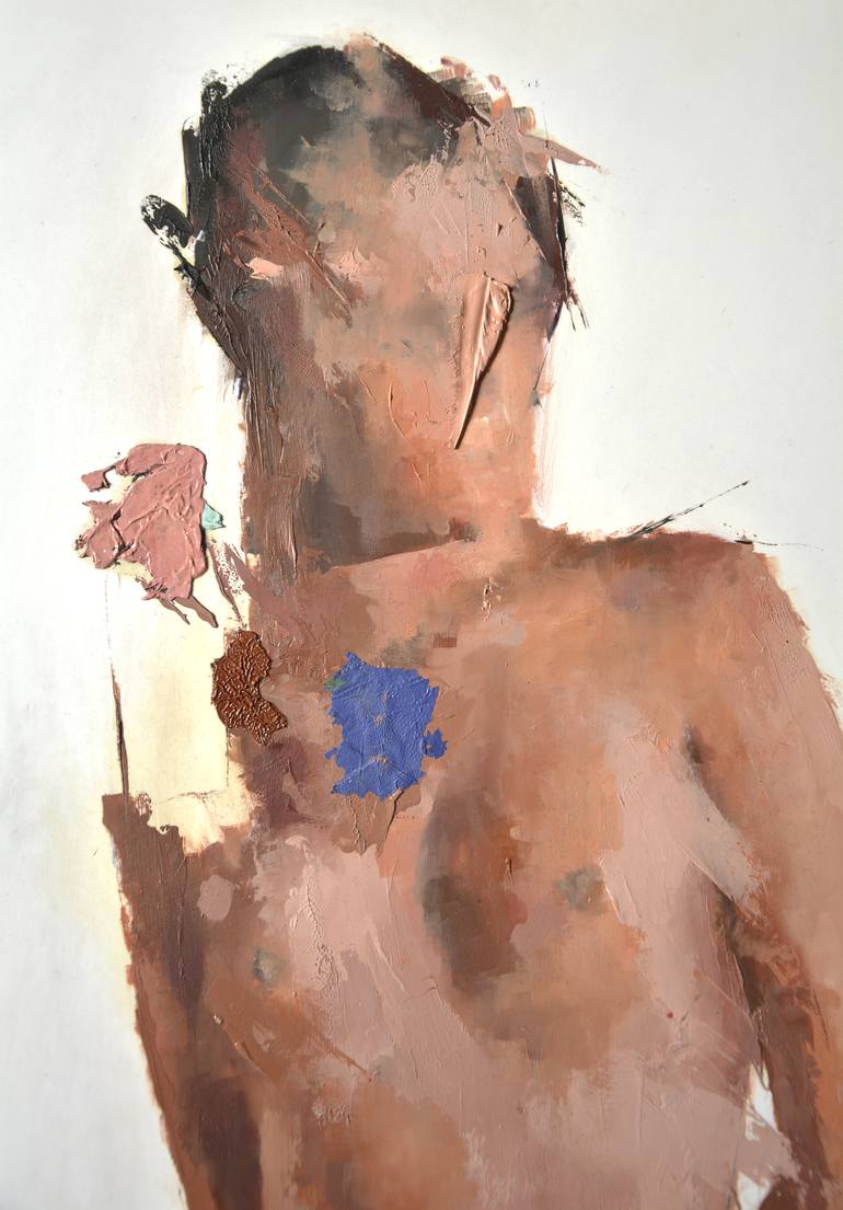 Original Expressionism Portrait Painting by Jesùs Leguizamo