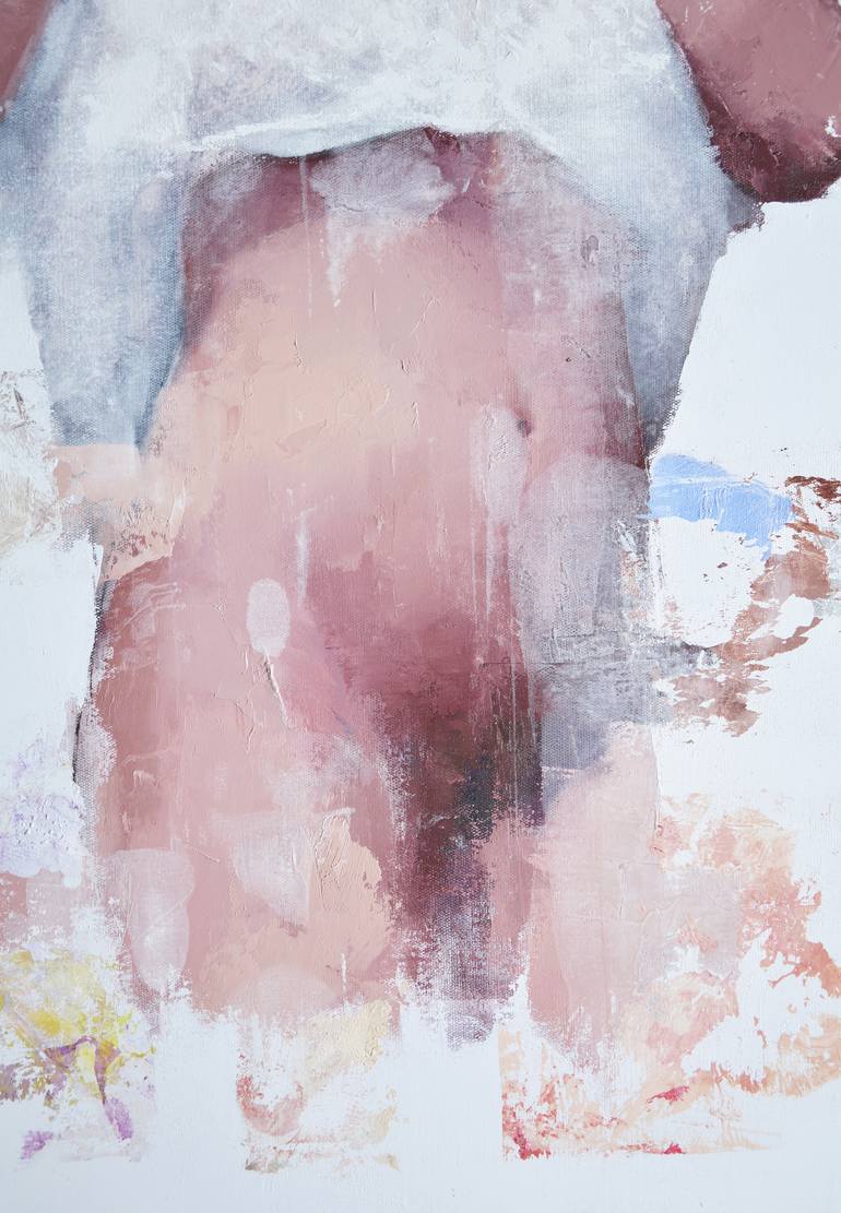 Original Figurative Nude Painting by Jesùs Leguizamo