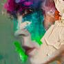 The face that disappears with the scratches of time, the image that freezes in the painting but seems to escape from space.