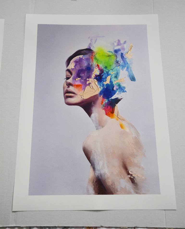 Original Figurative Fashion Printmaking by Jesùs Leguizamo