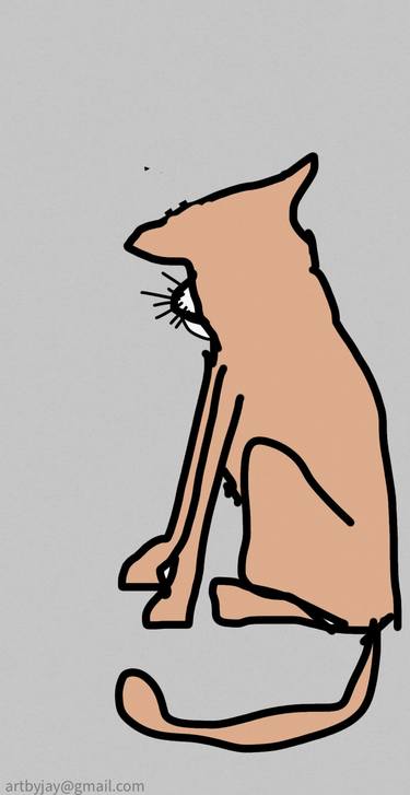 Original Expressionism Animal Digital by Jason Coughlin