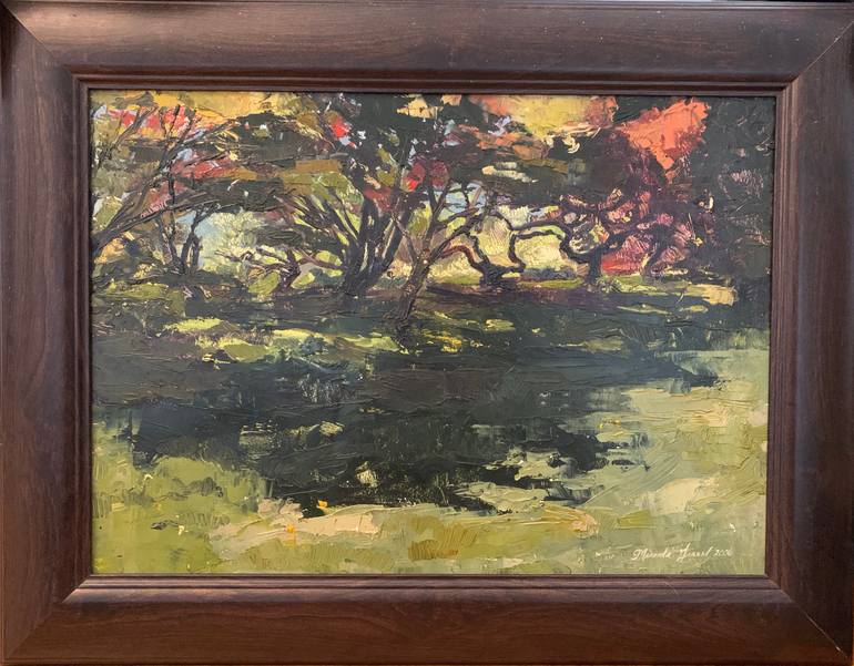 Original Abstract Landscape Painting by Miranda Girard