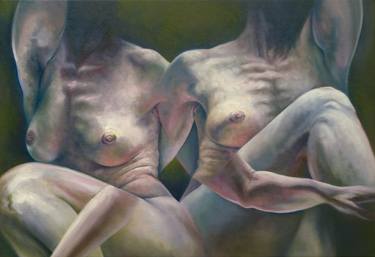 Original Figurative Nude Paintings by Carly Bodnar
