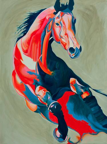 Original Expressionism Animal Paintings by Yaheya Pasha