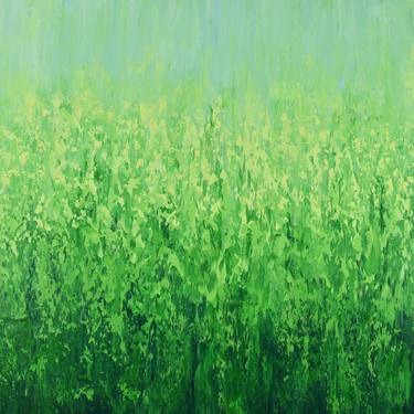 Vibrant Spring - Textured Green Abstract thumb