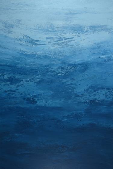 Tranquil Blue - Abstract Expressionist Seascape thumb