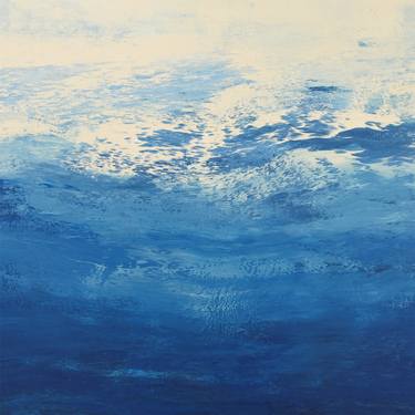 Shimmering Water - Blue Abstract Expressionist thumb