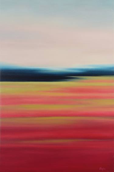 Print of Abstract Landscape Paintings by Suzanne Vaughan