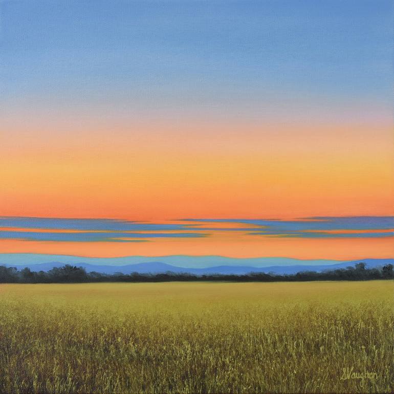 Vibrant Sky - Blue Sky Landscape - Print
