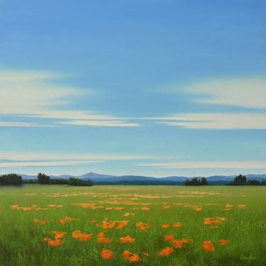 Original Impressionism Landscape Paintings by Suzanne Vaughan