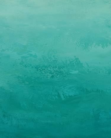 Misty Teal - Color Field Abstract thumb