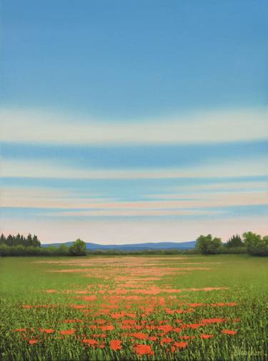Meadow Flowers - Blue Sky Flower Field thumb