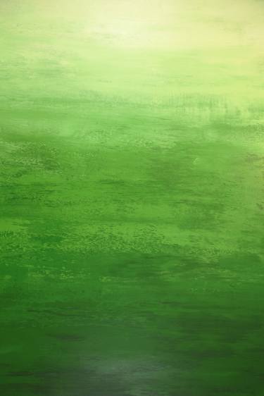 Green Harmony - Color Field Abstract thumb