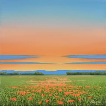 Sky Blush - Flower Field Landscape thumb